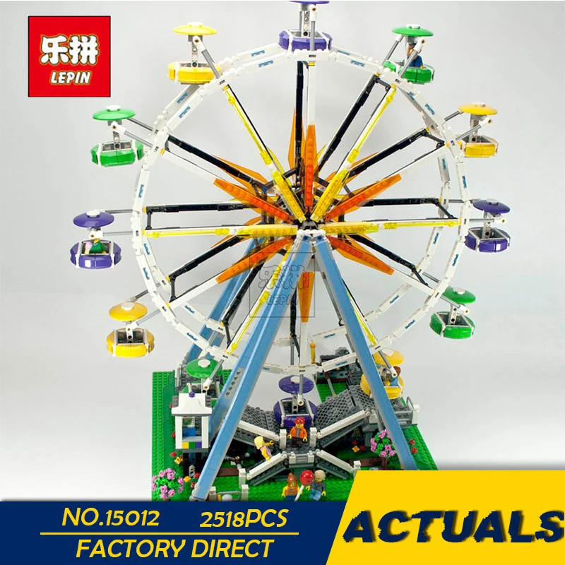 

LEPIN 15012 2478Pcs City Expert Ferris Wheel Model Building Kits Blocks Bricks Toys Compatible with 10247