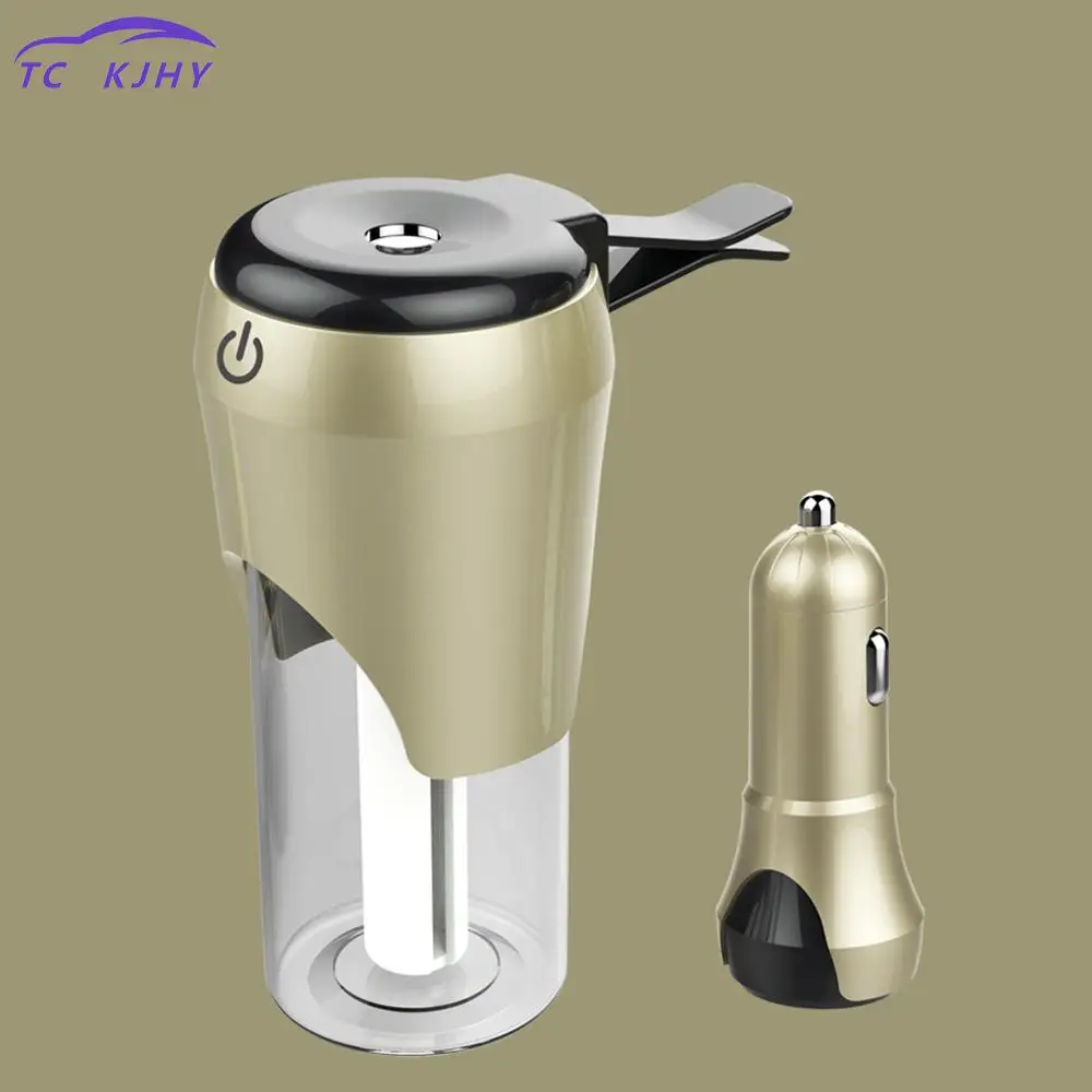 

2018 Auto Mini Fashionable Car Air Humidifier Diffuser Essential Oil Ultrasonic Aroma Mist Purifier Dual Usb Charger Car Ionizer