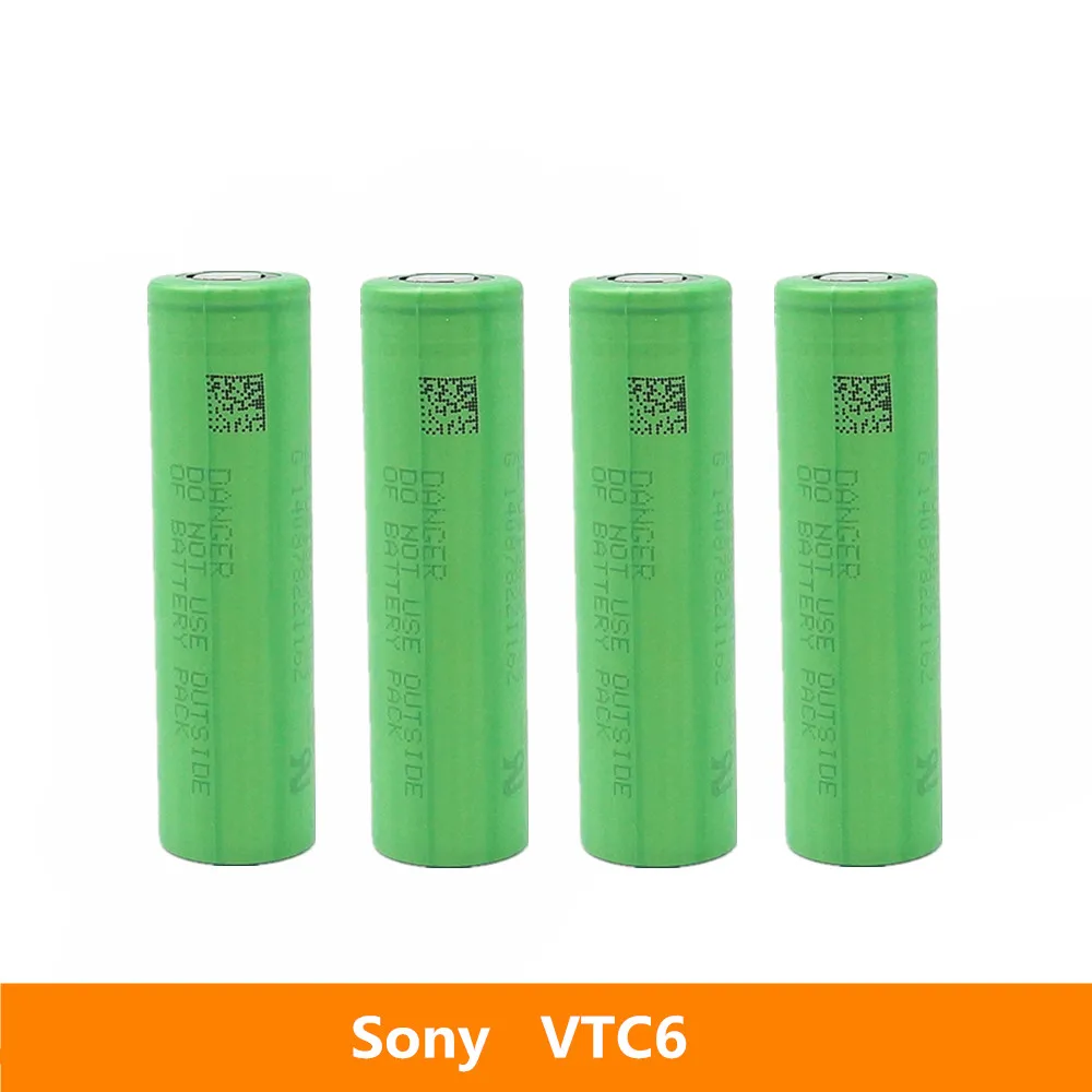 4 шт. 3 7 В 18650 3120 мА · ч 30 А оригинал для Sony US18650VTC6 VTC6 6 IMR батарея игрушек электронная