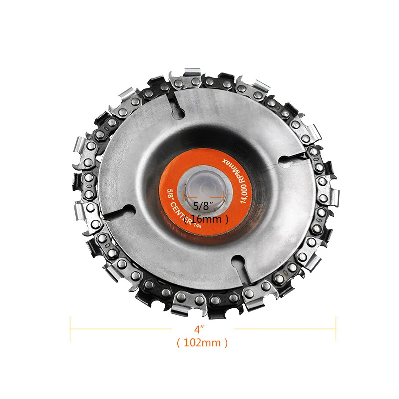 1 шт 16/22 мм 4/5 дюйма резьба по дереву дисковый и цепная дробилка для резьбы по дереву для Применение с " или 4-1/2", " угловая шлифовальная машина для украшения тортов
