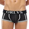 New ORLVS Brand Sexy Men Underwear Boxers Cuecas playful Solid Gay Underwear calzoncillos hombre slips Male Shorts Sports ► Photo 2/6