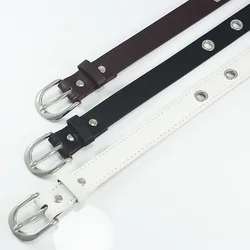 BLA Women Leather Belt Metal Pin Buckle Belts Hot Brand Fashion Punk Waistband ladies Accessories Black Waist JeanZ30 BLA Women Leather Belt Metal Pin Buckle Belts Hot Brand Fashion Punk Waistband ladies Accessories Black Waist JeanZ30