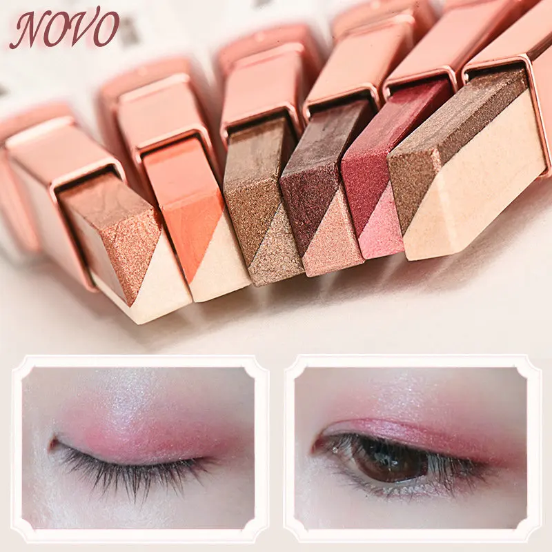 Палитра теней для век двойной цвет|metal eye shadow|eye shadowmakeup palette |