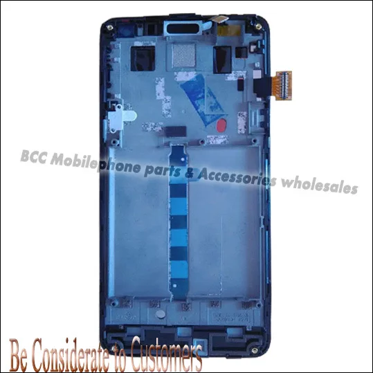 

100% Original New LCD Display +Digitizer touch Screen For Huawei U9508 honor 2+ Assembly with frame/bezel Black 3pcs/lot