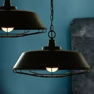 

Vintage America Country Industrial Iron Pendant Lamp Loft Edison HangLamp Iluminacion Luminarias Lampara Colgante Lustre