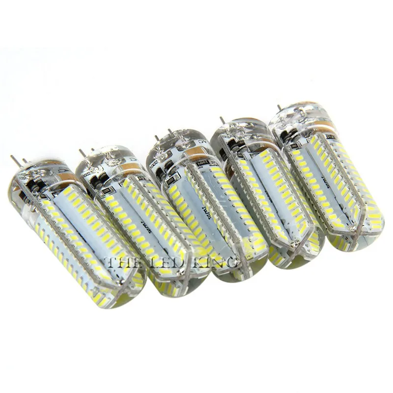 10X G4 светодиодный 24 32 48 64 104 152 светодиодный SMD 3014 2835 AC DC 12V 220V 3 Вт, 5 Вт, 9 Вт, 12 Вт, 15 Вт 21 360 Угол луча Рождественский светодиодный лампа светильник