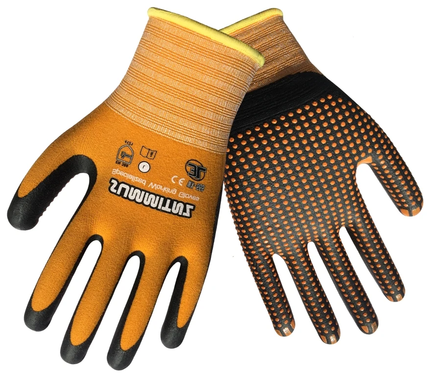 Gardening Safety Glove MaxiFlex Endurance 2 Pairs Nitrile Foam Micro