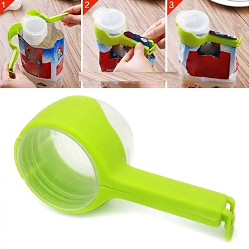 1set Seal Pour Food Storage Bag Clip Snack Sealing Clip Fresh Keeping