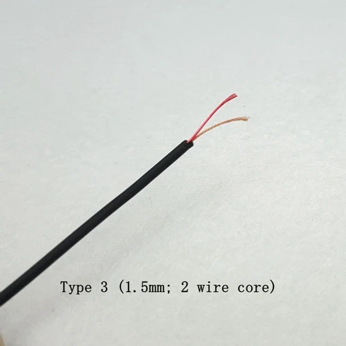 Aipinchun 16.4ft TPE аудио наушники кабель Ремонт Замена наушников провода 2/3/4 Core сигнальная линия - Цвет: Type 3
