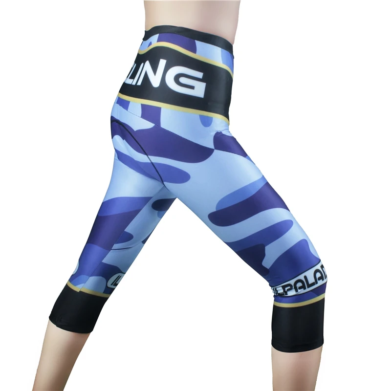 ILPALADINO Female Cycling Pant 3D Padded Bike Shorts Ladies Girls Downhill Bicycle Tights 3/4 Pants Sports Riding Trousers