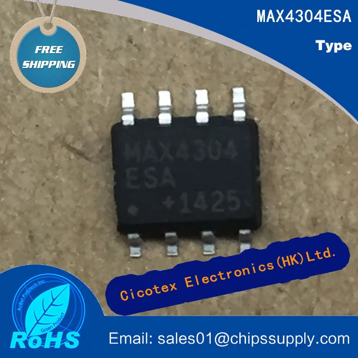 5 шт./лот MAX4304ESA + T SOP8 IC OPAMP VFB 740MHZ 8soic | Электронные компоненты и принадлежности