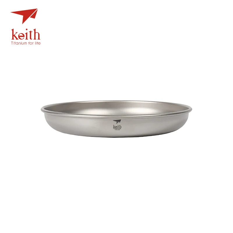 Keith camping titanio Platos 150 ml-450 mL platillo al aire libre Vajilla camping Placas cubiertos ti5362/ti5368