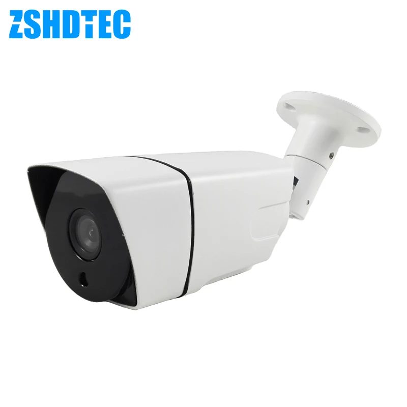 Anti Reflection Black Glass CCTV Security Bullet Camera 4MP AHD CMOS