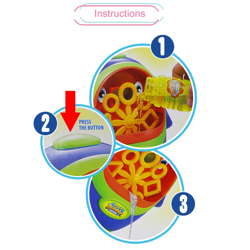 Funny Kids Children Electric Penguin-shaped Bubble Blowing Show Toys Machine Gift Soap Bubbles Games For Baby Children Birthday