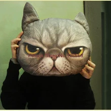 X кукла милый животный узор с модным принтом Cat резюме Подушки головы тигра Рюкзак Подушки