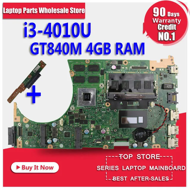 Отправка платы + для For Asus K551L K551LB K551LD K551LN S551LB S551LN материнская плата i3 4010u S551lN REV2.2 GT840