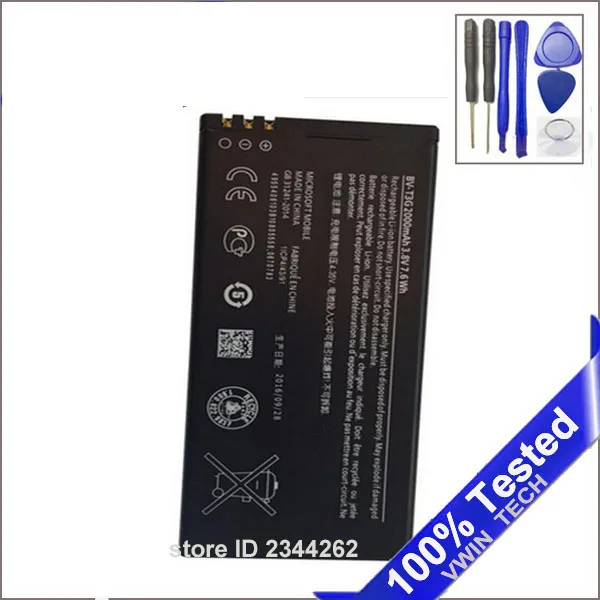 Аккумулятор SanErqi для Nokia BV-T3G phone Microsoft Lumia 650 RM-1154 BVT3G 2000mAh | Мобильные телефоны и