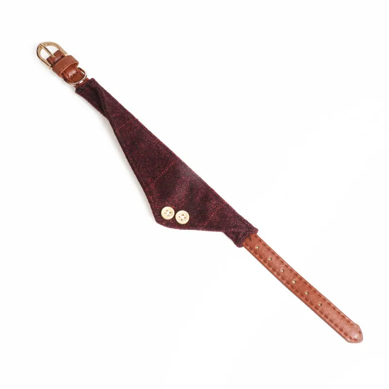 6 leather collar 