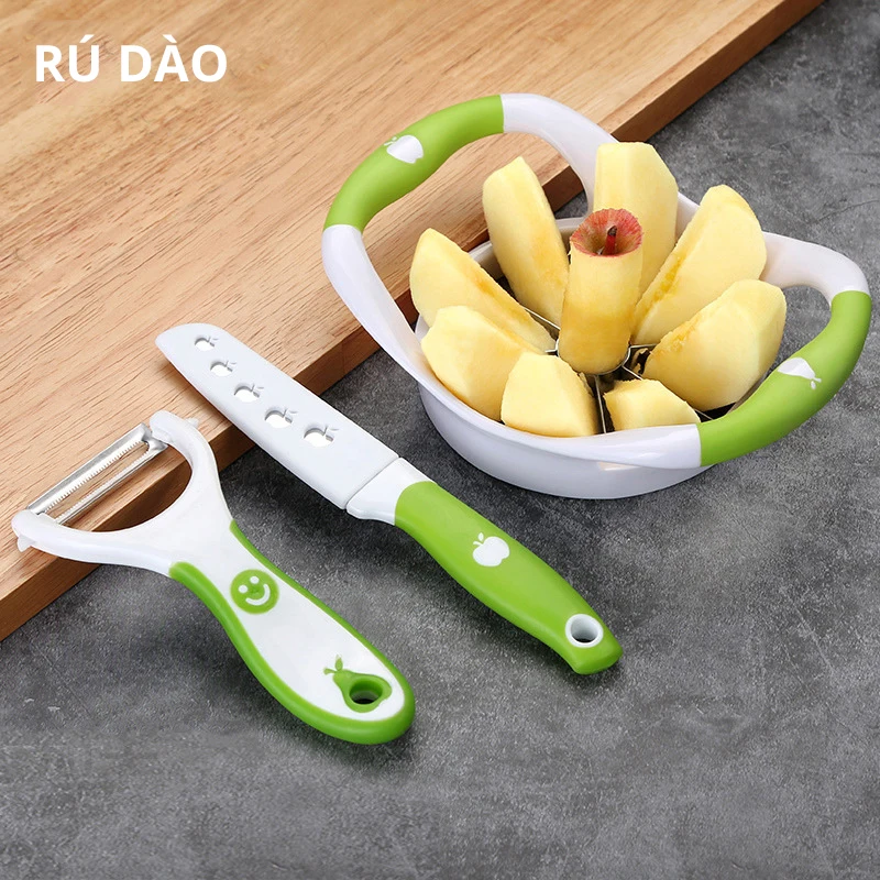 

RUDAO 3Pcs/Set Apple Potato Stainless Steel Peeler Carrot Zester Slicer Kitchen Accessories Cooking Fruit Vegetable Tools