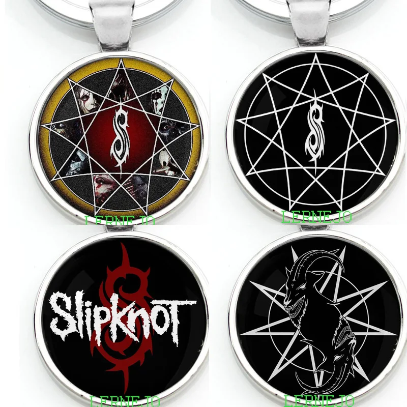 

Funny Movie Slipknot Key Chain Key Ring LOGO Symbol Event Corey Taylor TV Slipknot Punk Rock Band Heavy Metal Hiphop Keyring