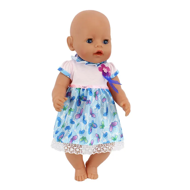 Новое платье Одежда для 43 см Zapf Baby Doll 17 дюймов Reborn младенцев куклы одежда