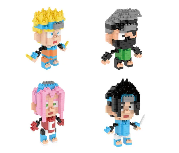 Мудрый ястреб nanoblocks Новый Наруто Алмазные Блоки Мини блоки Милые Игрушки Micro