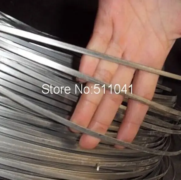 Nitinol shape memory alloy flat wire dia 2.1mm*0.7mm ,super elastic