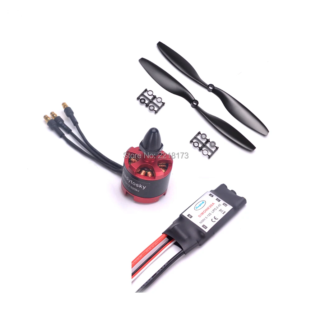 2212 920KV бесщеточный двигатель CW/CCW& 30a simonk бесщеточный ESC+ 1045 Пропеллер для F450 F550 S550 X500 рама квадрокоптера