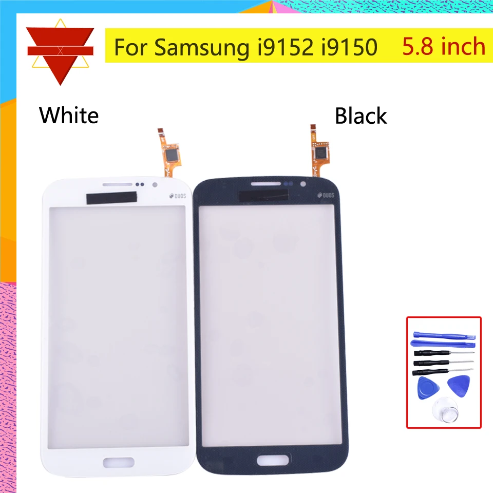 5 8 &quotдля samsung Galaxy Mega i9150 GT i9152 сенсорный экран дигитайзер Переднее стекло объектив