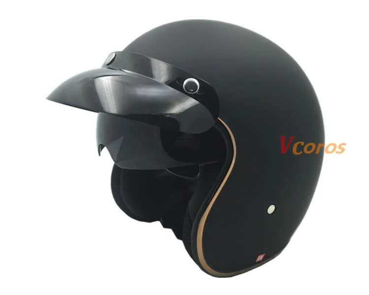 THH бренд VH351 черный Солнечный объектив Vespa moto шлем персонализированный скутер Ретро 3/4 открытый лицо для женщин мужчин винтажный мото rcycle шлем