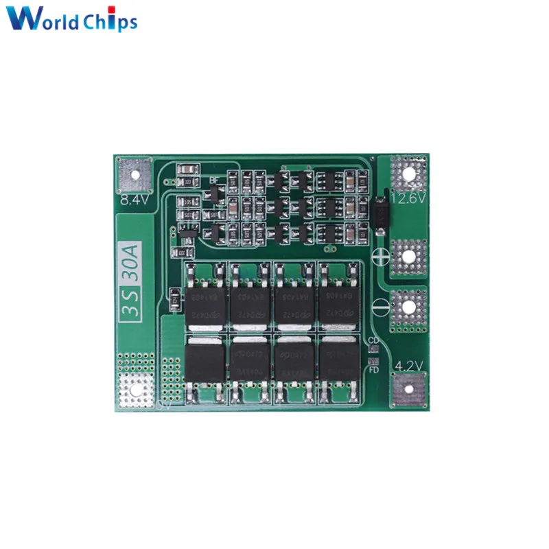 3 S 30A 60A 12 6 V 13 полимерный литий ионный аккумулятор зарядное устройство Защитная