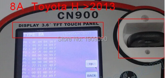 Toyota H chip transponder key chip 8A for 2014 (soft keyshell)(2).jpg