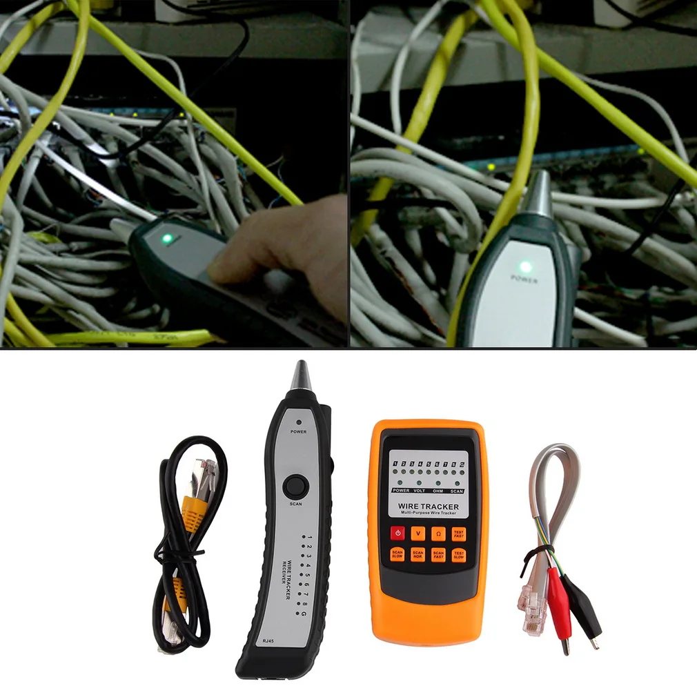 

Promotion Cable Tester Tracker Phone Line Network Finder RJ11 RJ45 Wire Tracer
