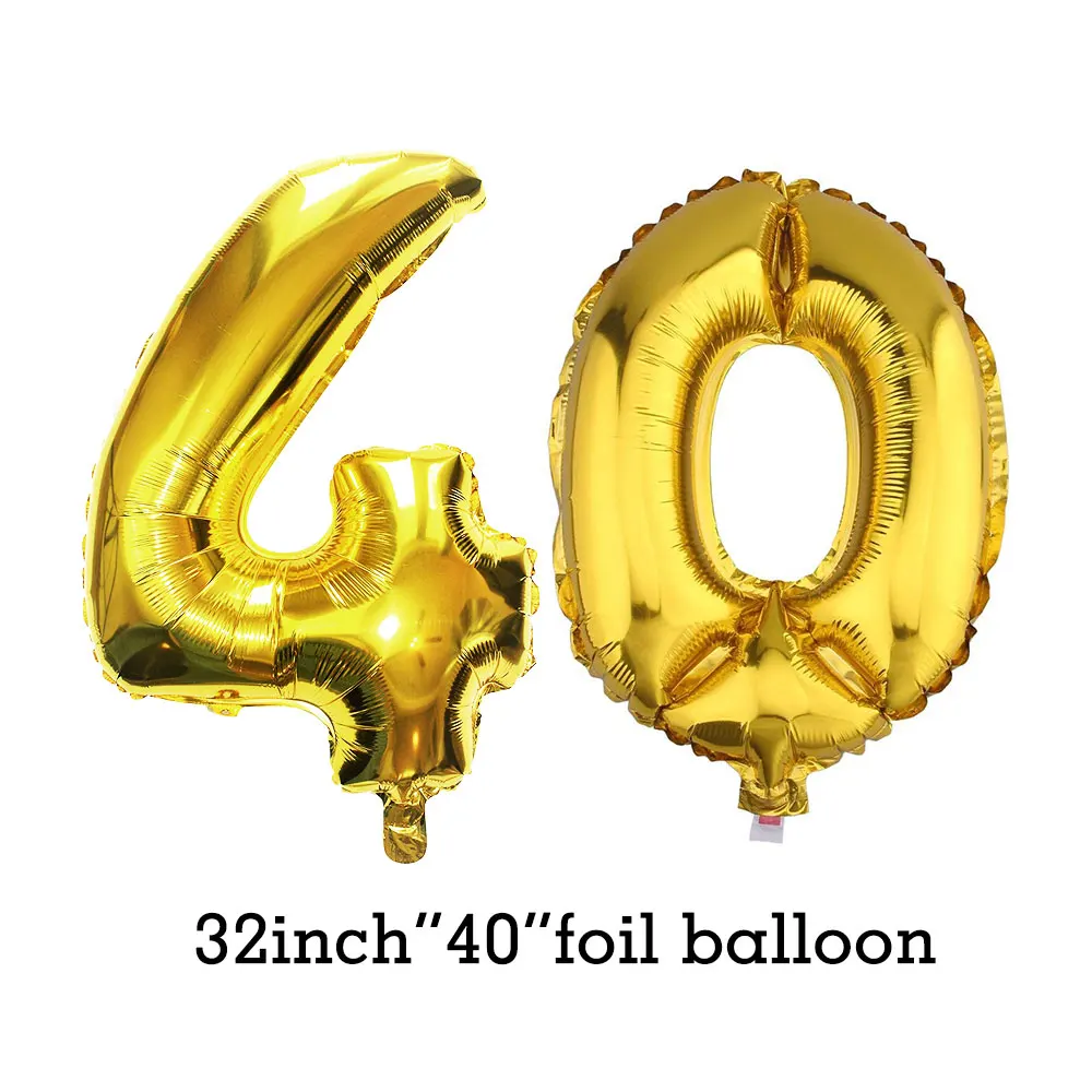 Воздушные шары Amawill 40 дней рождения лет|supply kit|supplies party |