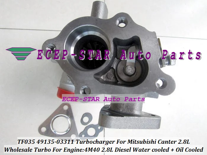 TF035 TF035HM-12T-4 49135-03311 Turbocharger Turbo For Mitsubishi Canter 2.8L 4M40 Diesel Water cooled (2)