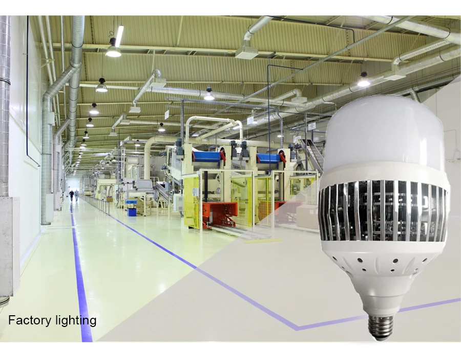 55-Aluminum finned lamps are used in the factory