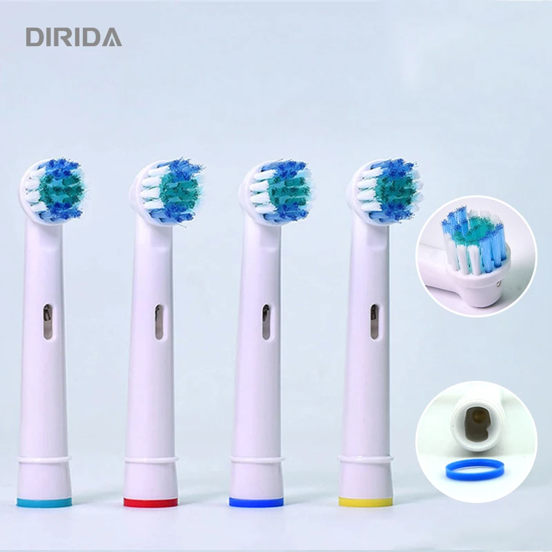 4 шт./упак. сменная электрическая зубная щетка для Braun Oral B мягкая щетина Vitality Dual Clean
