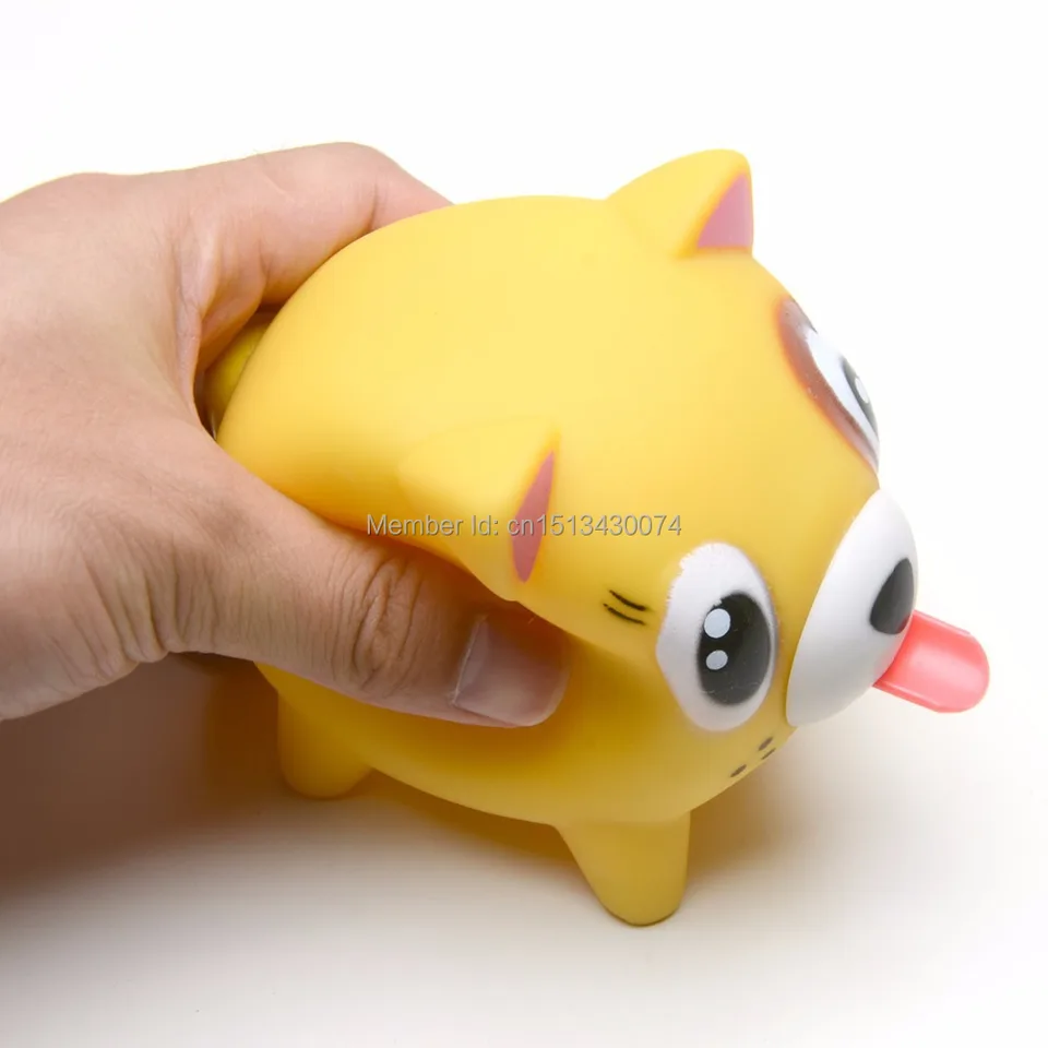 Pink Dog Toy That Sticks Tongue Out 2025