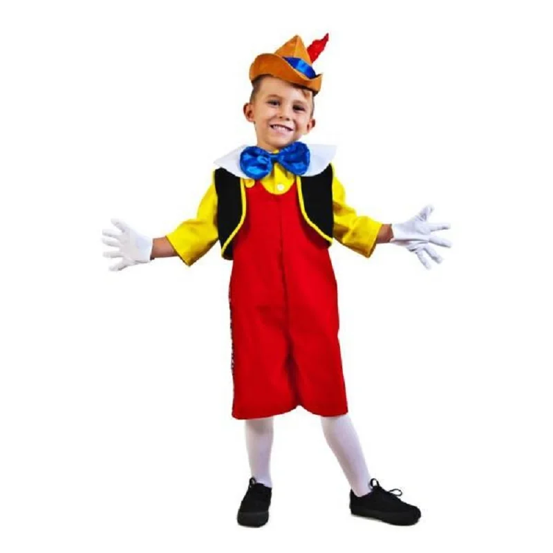 Роскошный ребенок Woonden кукла мальчик Пиноккио известный Сказочный персонаж косплей костюм отличный вариант для Хэллоуина или любого события