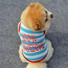 Одежда для собак, футболки для маленьких собак, хлопковый жилет для щенков, одежда на лето и весну, жилеты для животных XH8Z