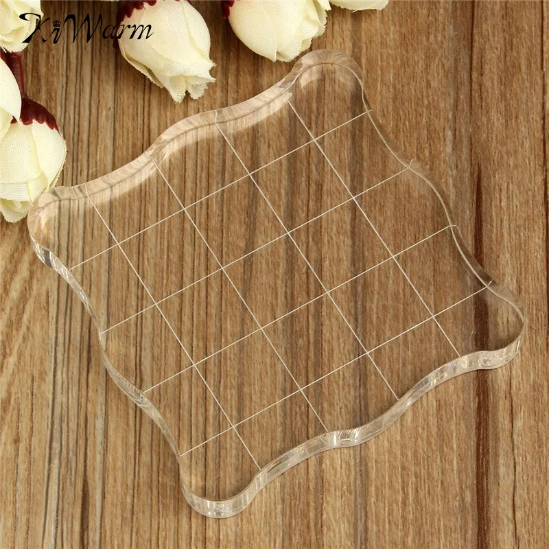 Buy KiWarm Transparent Silica Gel Stamp Acrylic Pad