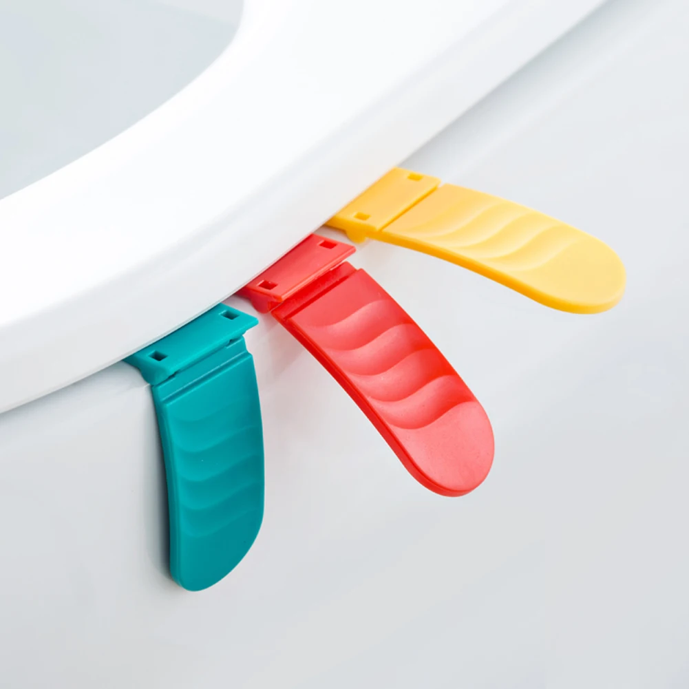 

High Quality Clamshell Tool Toilet Seat Cover Handles Potty Ring Handles Home Essential