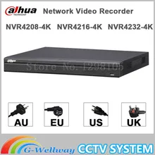 Original Egnlish version dahua NVR 8/16/32CH 4K H265 H264 1U Network Video Recorder NVR4208-4K NVR4216-4K NVR4232-4K