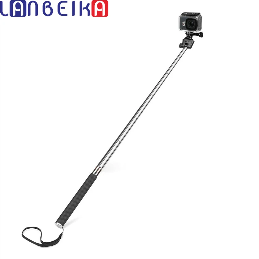 

LANBEIKA Aluminum Alloy Extendable Monopod For Gopro Hero 7 6 5 4 3+ Black Xiaomi Yi 4K Lite SJCAM SJ7 SJ6 SJ4000 Cam Stick Eken