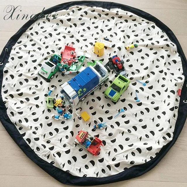 Portable Kids Toy Storage Bag Convenient Outside Picnic Play Mat Organizer Box Practical Bags For Baby In From Home Portable Kids Toy Storage Bag Convenient Outside Picnic Play Mat Organizer Box Practical Bags For Baby In From Home