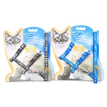 New Quality Kitten Harness Dog Cat Leash Adjustable Pet Cat Harness Pet Leash With Card Packaging For Small Cat Puppy Chihuahua New Quality Kitten Harness Dog Cat Leash Adjustable Pet Cat Harness Pet Leash With Card Packaging For Small Cat Puppy Chihuahua