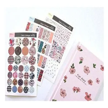 

10packs/lot Vintage Deco Ver.2 paper sticker Decorative fabric print Label Multifunction School Kids Stationery