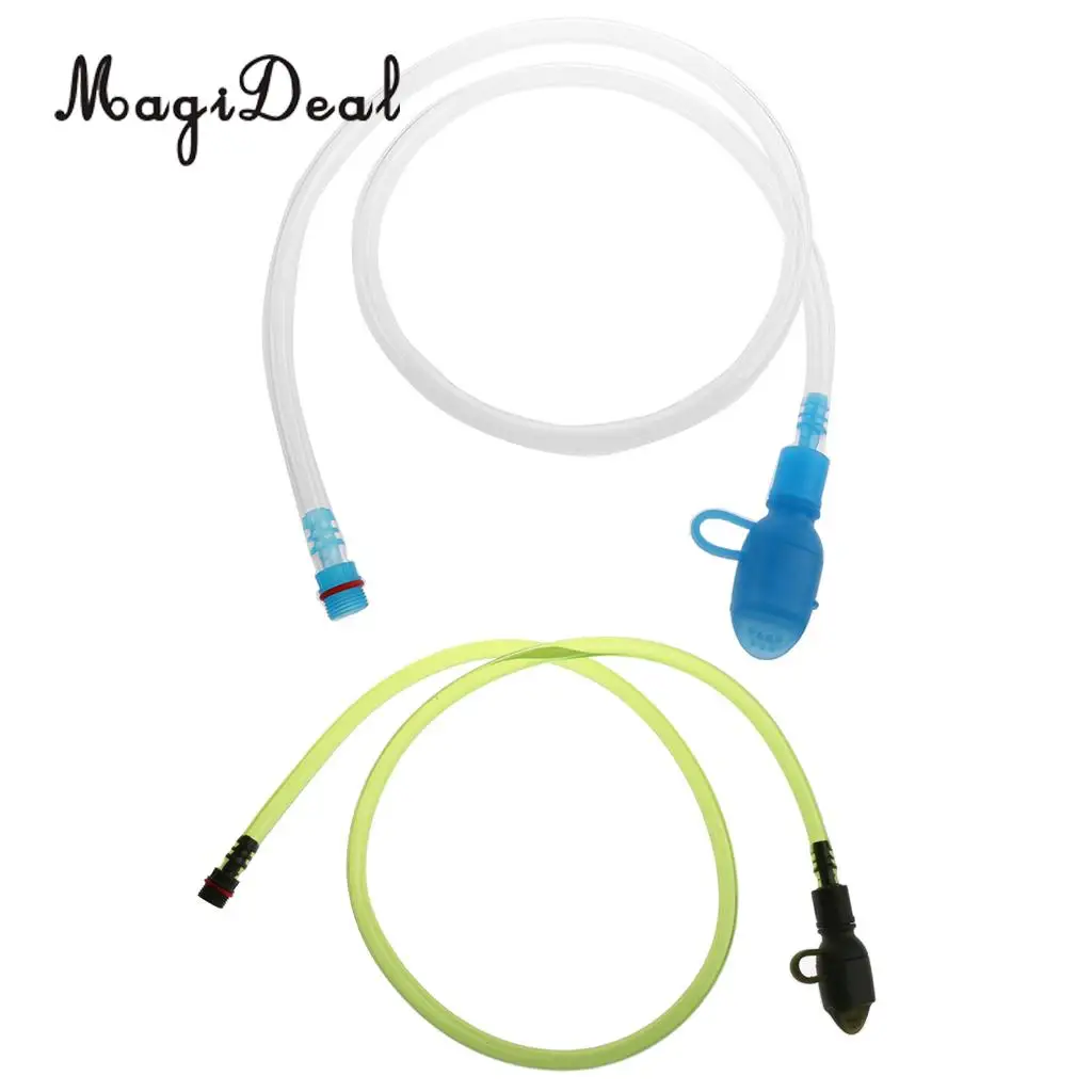 MagiDeal Hydration Pack Drinking Tube Hose Kit for Outdoor Cycling Running Biking Water Bladder Bag Backpack