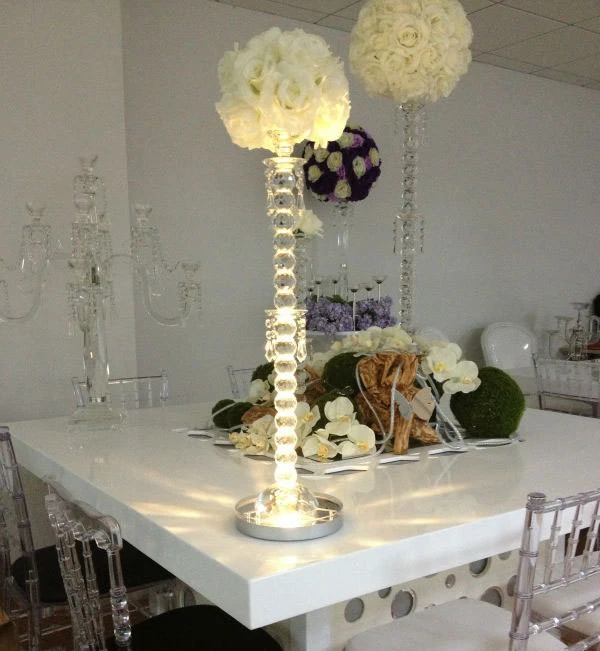 Decoración de fiesta de Frozen 2016 Real, centros de mesa Led Rgb recargables de 8 pulgadas con Control remoto, para jarrones de mesa de boda, envío gratis|centerpieces for for tablescenterpieces decor -