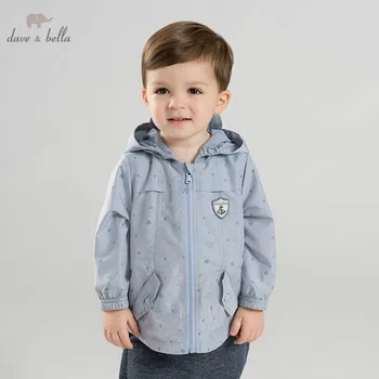 

DB9962 dave bella spring baby boys fashion hooded coat children tops infant toddler coat